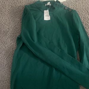 J.Crew NWT green bodysuit
